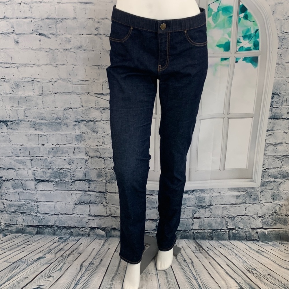 ELIE TAHARI Dark Stretch Straight Leg Jean - Picture 2 of 8